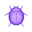 ladybug.stl Marienkäfer, ladybug 3D