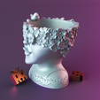 render_8.png Cute Girl Head Vase