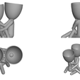 200_Enamorados_Gris_2.png Бесплатный STL файл SET DE 8 MACETAS ENAMORADOS ROBERT PLANTS - SET VASE 8 FLOWERPOT ROBERT IN LOVE・Идея 3D-печати для скачивания