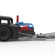 16.jpg Diecast Dragster old school à moteur avant avec coque Version 4 Echelle 1:25