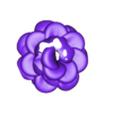 FiboFlower3Green.stl Fibonacci Flower 3