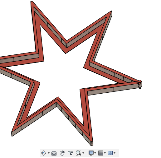 star mould - 3D model önizlemesi