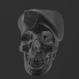 CraneoBoina.jpg Skull Skull Skull Cranium Beret - Military - Matte/Potted
