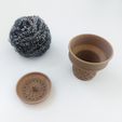 3.jpg Frosty Wool - steel wool holder