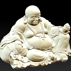 1.png STL file Buddha Maitreya 3D print model・3D printable model to download
