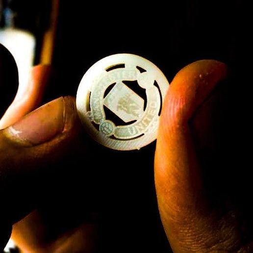 UEFA Spinner Ring Top - Manchester United 3D model