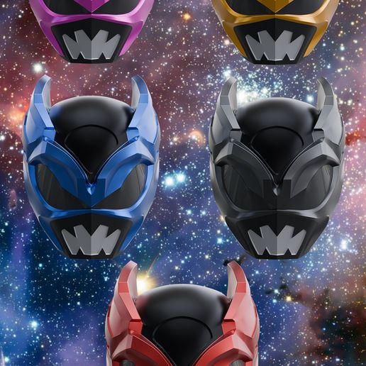🪖 Psycho Power Ranger Helmet | Pacificprops・ 3D File for 3D printing・Cults