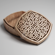 1-E.png V-Carved Knot Jewelry Box 3 - Digital Files for CNC Router