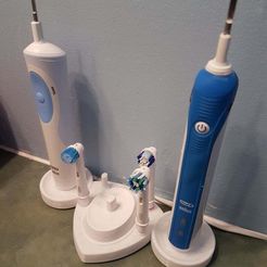 20190302_152334.jpg Free STL file Dual OralB Stand・3D printing template to download