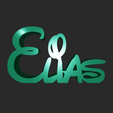 Elias.png Custom Name "Elias" - Disney Style | STL for 3D Printing + DXF for CNC