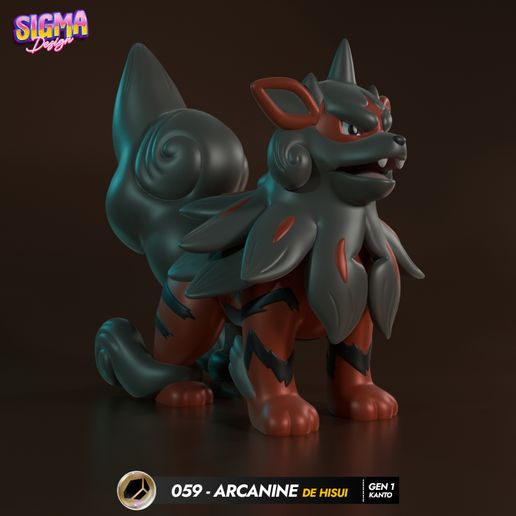 059-Arcanine-de-Hisui-SigmaDesign.jpg pack - growlithe de hisui arcanine de hisui