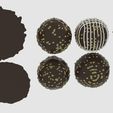 rndchcpnt3.jpg Fichier 3D Paquet rond d'arachides au chocolat・Design imprimable en 3D à télécharger