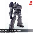 9.jpg Armored Core Last Raven Mecha  3DPrint Articulated Action Figure