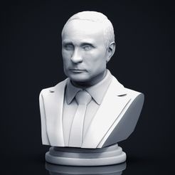 Putin-3.jpg Archivo STL Busto de Vladimir Putin・Modelo para descargar y imprimir en 3D