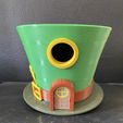 Maison d'oiseau "chapeau de lutin