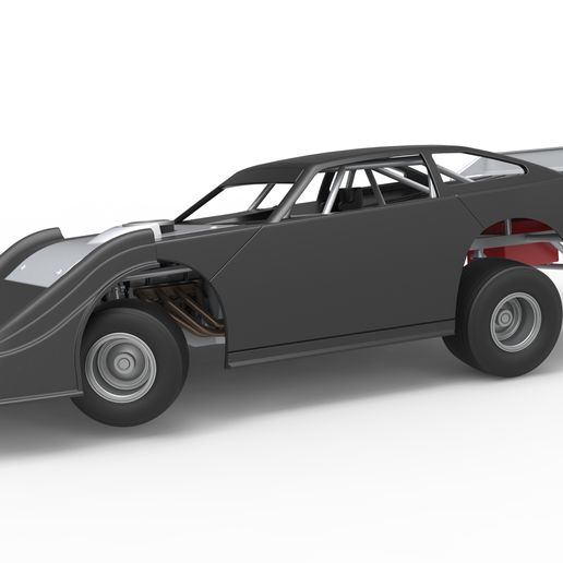 Australian Super Sedan Version 1 while turning (1:25 Scale)