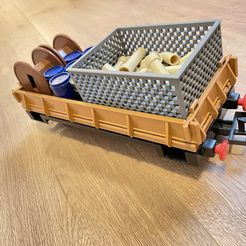 STL file Playmobil Train Roof 4034 4054 🚆・3D printing idea to