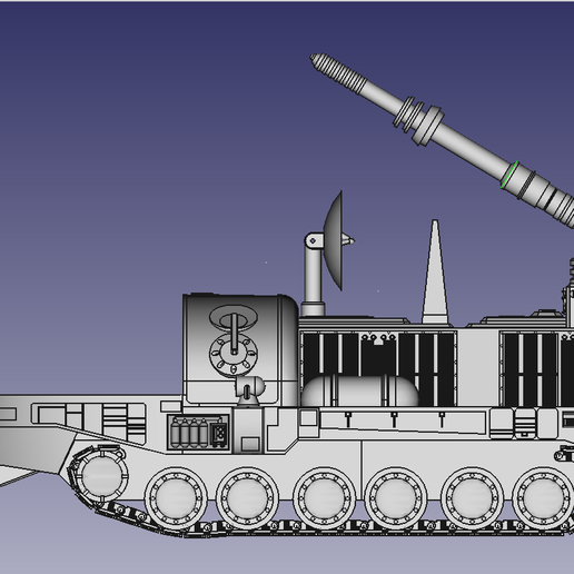 🛰 Space 1999 laser tank・ 3D File for 3D printing・Cults