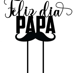caketopper.png Cake topper Happy Father's Day, Father's Day