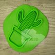 IMG_20190903_140051.jpg PACK 12 CACTUS - cookie cutter - mexican party, desert, summer - dough and clay cutter - 12cm
