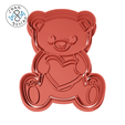 Kawaii_8cm_2pc_01_C.png Lovely Animals (16 files) - Cookie Cutter - Fondant - Polymer Clay
