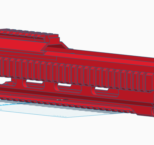 A&K MSK Long Quad Rail Handguard - Airsoft (Begadi S-AEG)