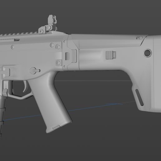 OBJ file American Masada rifle digital model material 🗺️ ・3D printer ...
