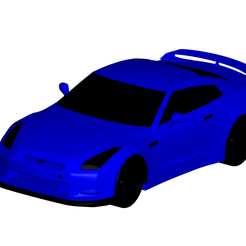 1.png file Nissan GTR・3D printing idea to download, car-