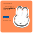 1.png Cookie Cutter - Miffy Face #1 (Miffy Collection)