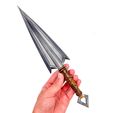 Akali-Kunai-Prop-Replica-League-of-Legends-1.jpg Akali Kunai League of Legends Knife Prop Replica LoL