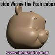 winnie-the-pooh-cabeza-3.jpg Winnie the Pooh Head Flowerpot Mold