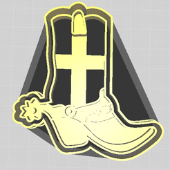 bota1.png BOOT Cookie Cutter / Cortadores de Galleta BOTA