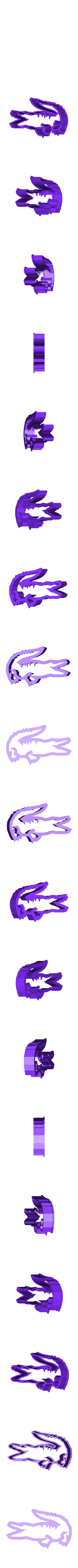 lacoste.stl Famous Brands cookie cutter set