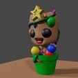 Baby Groot 01_2.jpg Baby Groot Pot Christmas Spheres