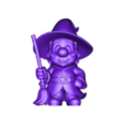 mario witch.stl 魔法师马里奥 - 万圣节 3D 卡通风格公仔