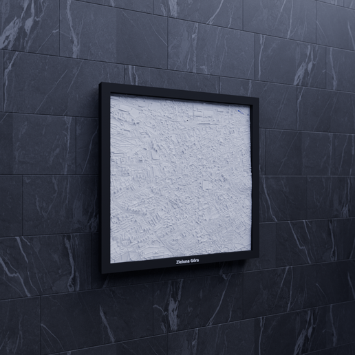 Zielona Góra, Poland - 3D Miniature