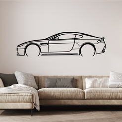 Aston-martin-vantage-4.png Aston Martin Vantage 2D Art/ Silhouette