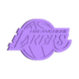 LA Lakers LOGO v1.stl Los Angeles Lakers LOGO