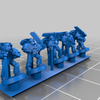 PlateArmourTroop_Jet_B.png Free STL file Galactic Crusaders - Plate Armour Troop - 6-8mm・3D printer model to download