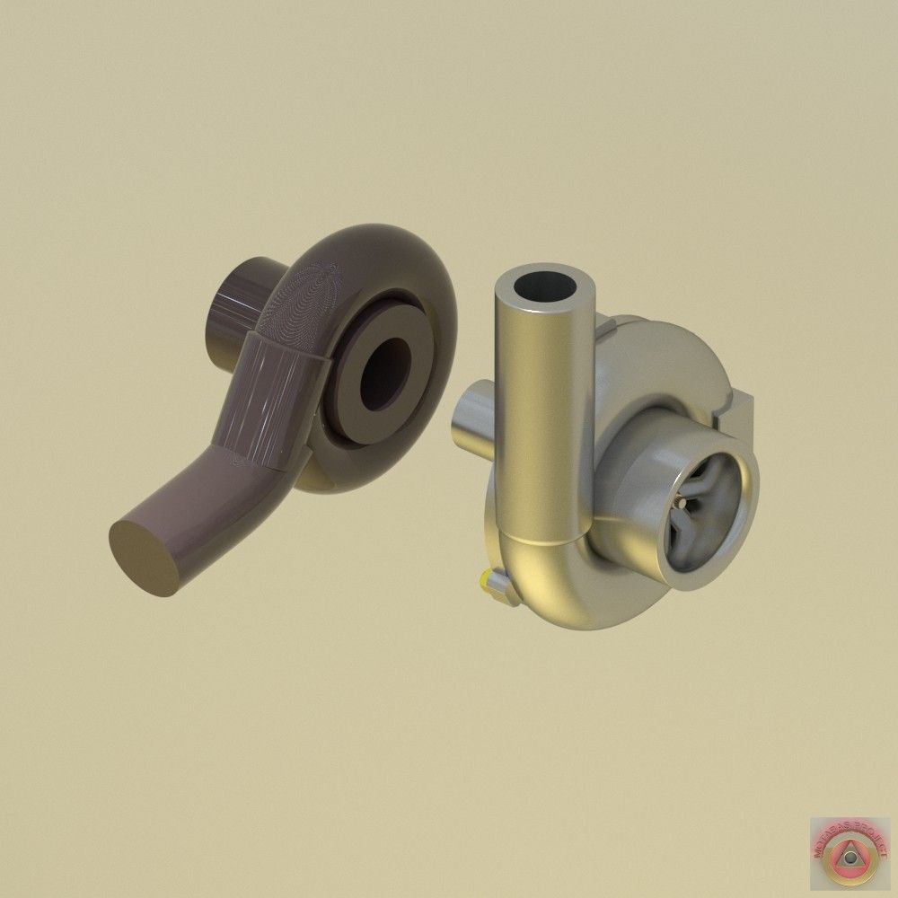 STL file TURBOCHARGERS, WASTEGATE VALVES, POPOFF VALVES, DOWNPIPE & Co