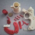 Pistola lanciarazzi vittoriana - Stampabile al 100% in 3D
