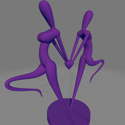 1.png STL file Love・Template to download and 3D print