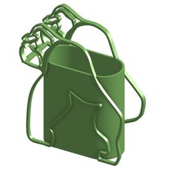 planterlookingleft.jpg STL-Datei Grüner Gorilla Pflanzgefäß kostenlos・3D-Druck-Idee zum Herunterladen