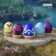 5-Eggs-copy.jpg Palworld Eggs Multicolor Fanart