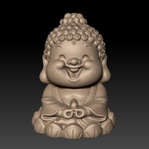BabyBuddha1.jpg Download free STL file baby buddha • 3D print template, stlfilesfree