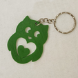 owl_2.png Owl - Love - KeyChain