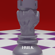 hulk.png Chess Board Avengers vs Justice League