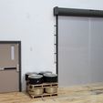 20220822_193008.jpg STL file Scale Roll up Diorama RC Garage door. 1/10・3D printing design to download