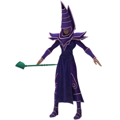 33233.png Free 3D file Dark Wizard - Dark Magician・3D printer model to download