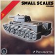 8.jpg OT-34 char lance-flammes (version petite échelle) - Armée soviétique WW2 Second Monde Front de l'Est Ostfront RPG Mini Hobby